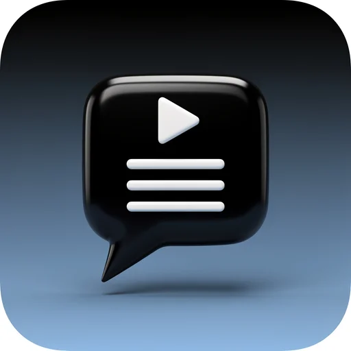 Twitter Video Transcript icon