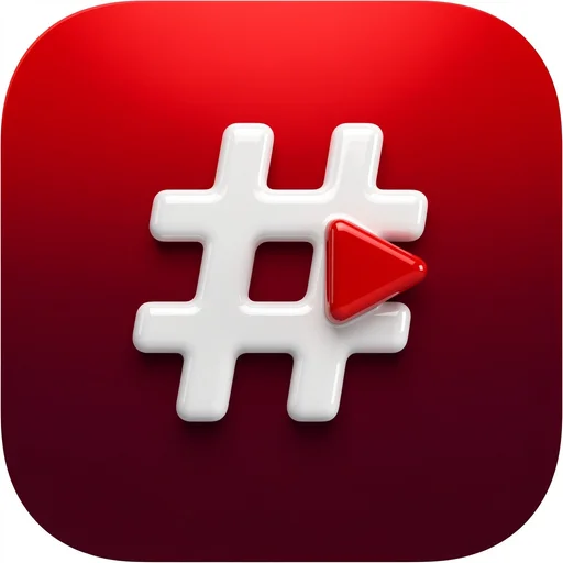YouTube Hashtag Search icon